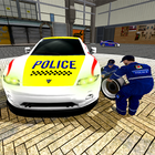 Police Car Mechanic Workshop icône