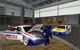 1 Schermata Police Car Mechanic Workshop