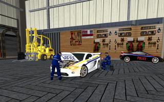 Police Car Mechanic Workshop capture d'écran 2