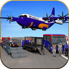 US Police Airplane Cop Dog Transporter Kids Games 아이콘