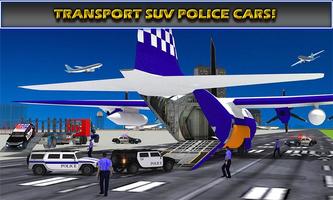 US Police Airplane Cop Dog Transporter Kids Games 스크린샷 3