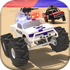 Police Offroad Chase Truck آئیکن