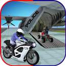 US Police Airplane: Kids Moto Transporter Games APK
