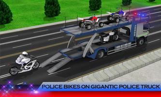 US Police Airplane: Kids Moto Transporter Games اسکرین شاٹ 1