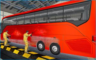 Bus Mechanic Repair Workshop постер