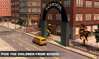 School Van Driver Simulator स्क्रीनशॉट 2