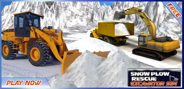 Winter-Schnee Rettungs-Bagger