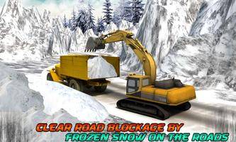 Winter Snow Rescue Excavator screenshot 1