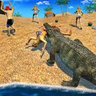 Wild Crocodile Beach Attack ícone