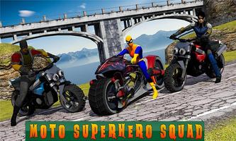 Spider Hero Stunt Bike Race: Moto Impossible Game Affiche