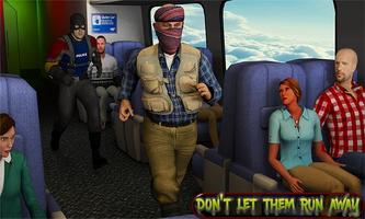 Super Rescue Heroes: Hành trình bay Hijack Airplan ảnh chụp màn hình 1