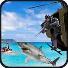 Heli Sniper Shark Hunter icon