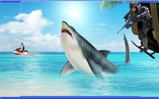 Heli Sniper Shark Hunter پوسٹر