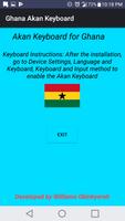 Ghana Akan Keyboard Affiche