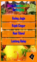 Poster Resep Masakan Jawa