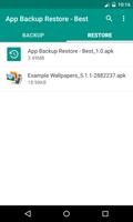 App Backup Restore - Best capture d'écran 1