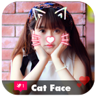 Cat Face Photo Filter - Frame icône