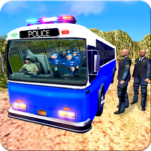 警察 バス 運転： 上り坂 3D
