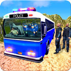 Off road Police Bus Drive Simulator icon