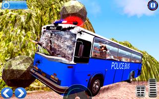 Off road Police Bus Drive Simulator screenshot 3