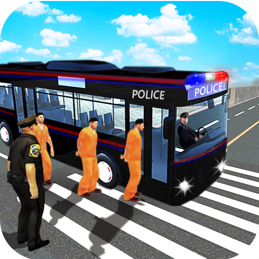 Polícia Ônibus Dirigindo Criminoso Transportador