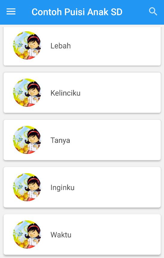 Dapatkan Gambar Contoh Puisi Anak SD Pour Android Telechargez L Apk Terkeren oleh Cikimm