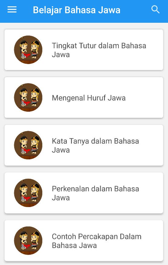 Belajar Percakapan Bahasa Jawa Sehari Hari For Android Apk Download