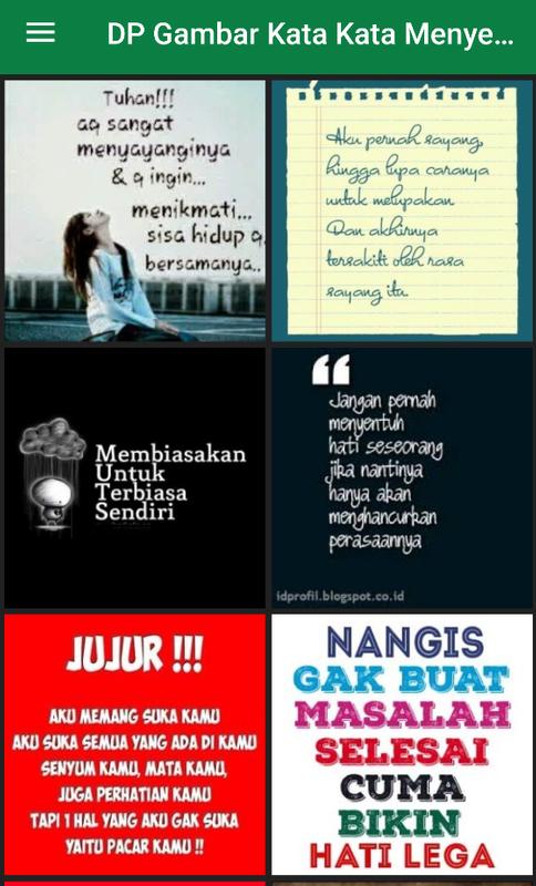 DP Gambar Kata Kata Menyentuh Hati for Android APK Download