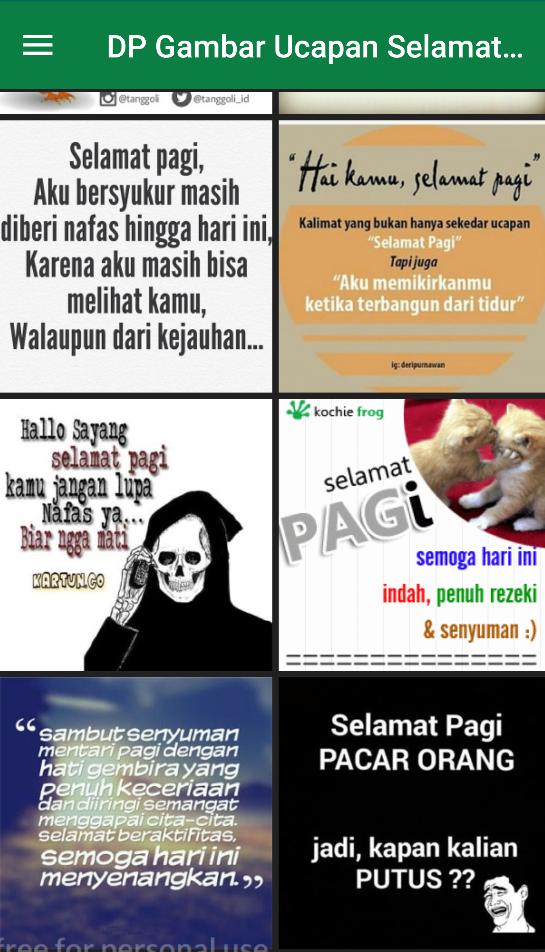 DP Gambar Ucapan Selamat Pagi for Android APK Download