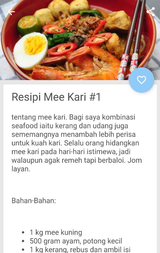 20 Resipi Mee Kari Sedap For Android Apk Download