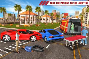 Ambulance Rescue Station 3D: Ambulance Games পোস্টার