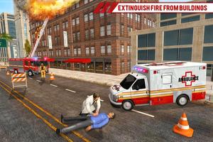 ambulance conduite un service: porter secours Jeux capture d'écran 1