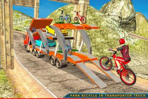BMX Bicycle Transporter Grand Truck: Cycle Games screenshot 2