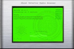 Ghost Detector Radio Scanner Affiche