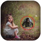 Ghost camera to see real Ghost : Radar Joke Zeichen