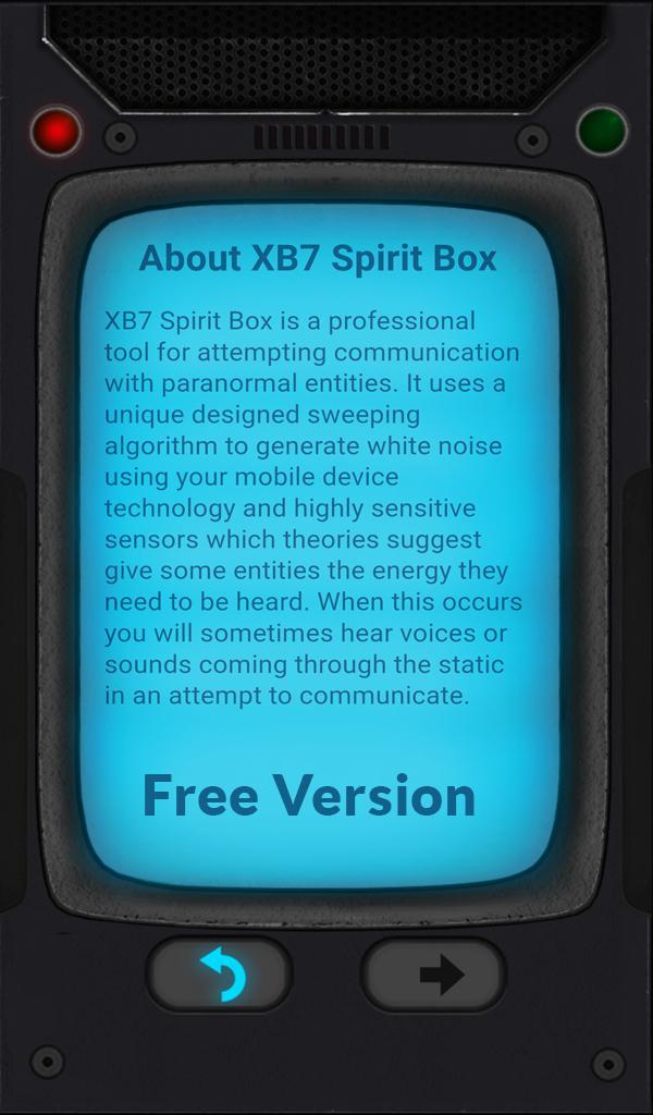 XB7 Free Spirit Box for Android - APK Download