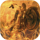 ikon Evil rider in FIRE