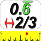 Decimal & Fraction Calculator Zeichen