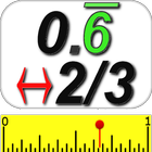 آیکون‌ Decimal & Fraction Calculator