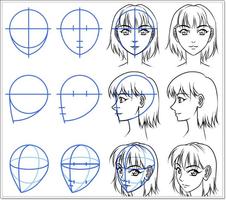 DIY Easy Anime Drawing Guide Affiche