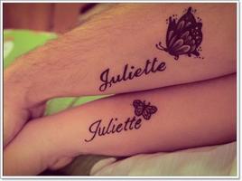 New Design of Name Tattoo Affiche
