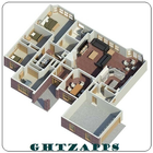 3D Small House Layout Design icône