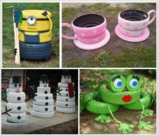 DIY Recycled Tire Idea Guide captura de pantalla 1