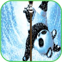 Cute Panda Zipper Screen Lock Affiche
