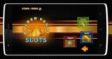 777 Golden Vegas Slots تصوير الشاشة 1