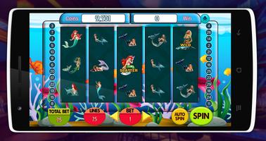 Ocean Mermaid Slots capture d'écran 2