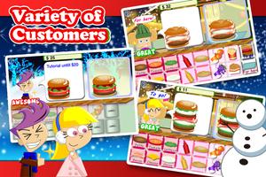 Yummy Burger Christmas Free screenshot 2