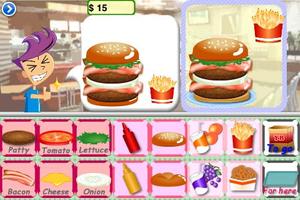 Yummy Burger Kids Cooking Game poster