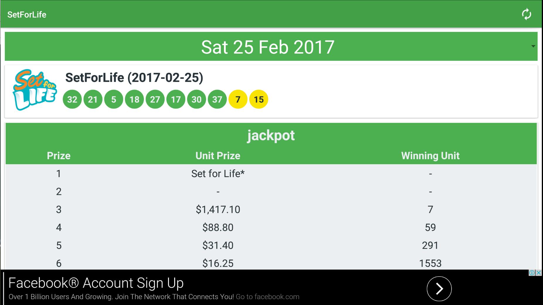 Australia Lotto Results (OZ lotto and other) for Android - APK Download