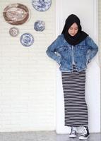 Hijab Jeans Fashion Style screenshot 2